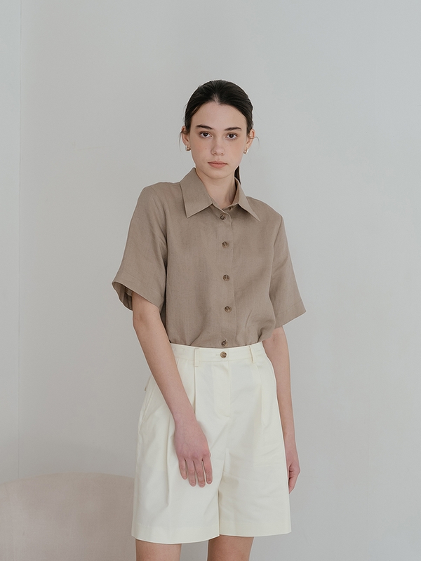 Linen Basic Shirt_BR