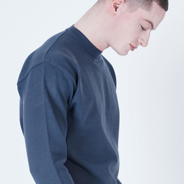 Heavy Basic Round Knit (Navy)