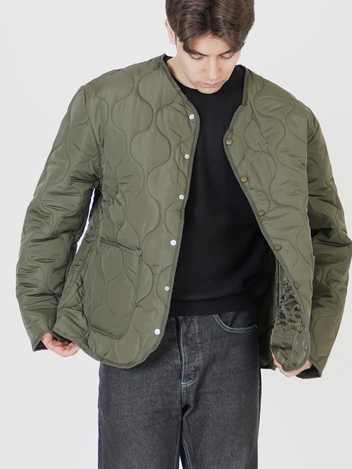 Quilting Light Up Down Jacket (Khaki)