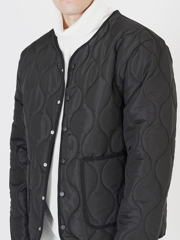 Quilting Light Up Down Jacket (Black)