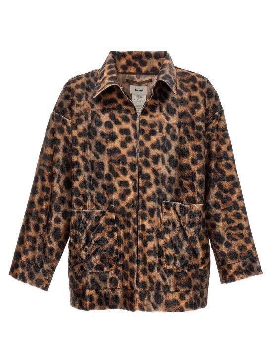 [해외배송] 24SS 더블릿 긴팔 셔츠 24SS13BL188LEOPARD Multicolor