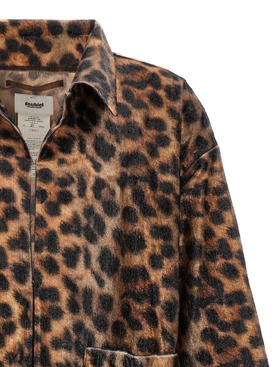 [해외배송] 24SS 더블릿 긴팔 셔츠 24SS13BL188LEOPARD Multicolor