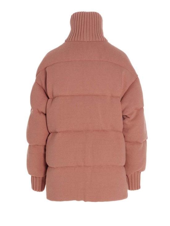 [해외배송] 22FW 옌키옌키 패딩 KNITTEDMICHLINROPECOTTONROPEPEACH PINK