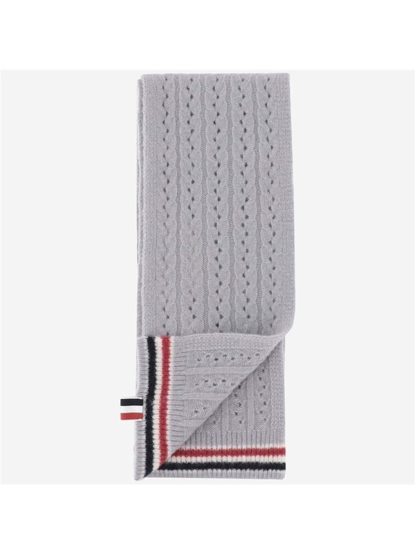 톰 브라운 FW23 Thom Browne Scarfs Grey FKS061AY8007065