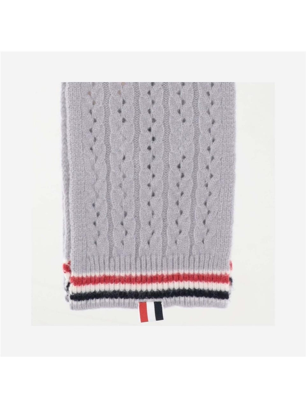 톰 브라운 FW23 Thom Browne Scarfs Grey FKS061AY8007065