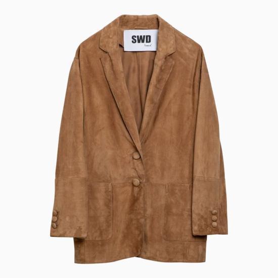 S.W.O.R.D | [해외배송] 24SS 스워드 아우터 8735SUE O SWORD C129 BROWN [해외배송] 24SS 스워드 아우터 8735SUE O SWORD C129 BROWN