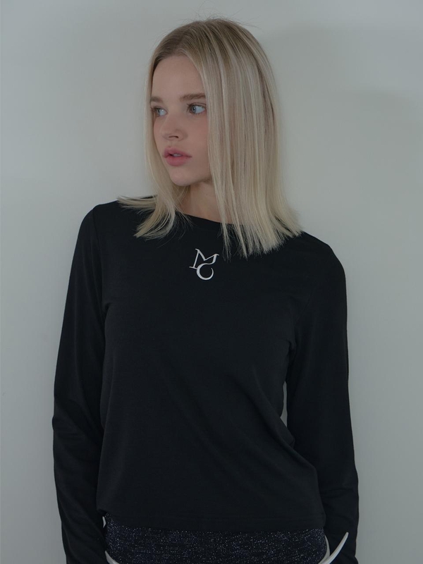 MO basic tee-Black