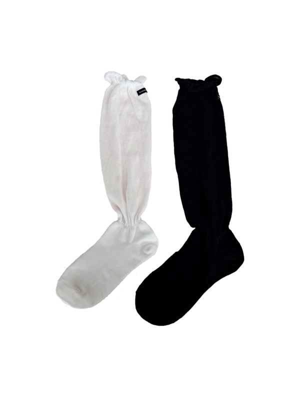 Sheeer Gauze Long Socks (L241MSC010)