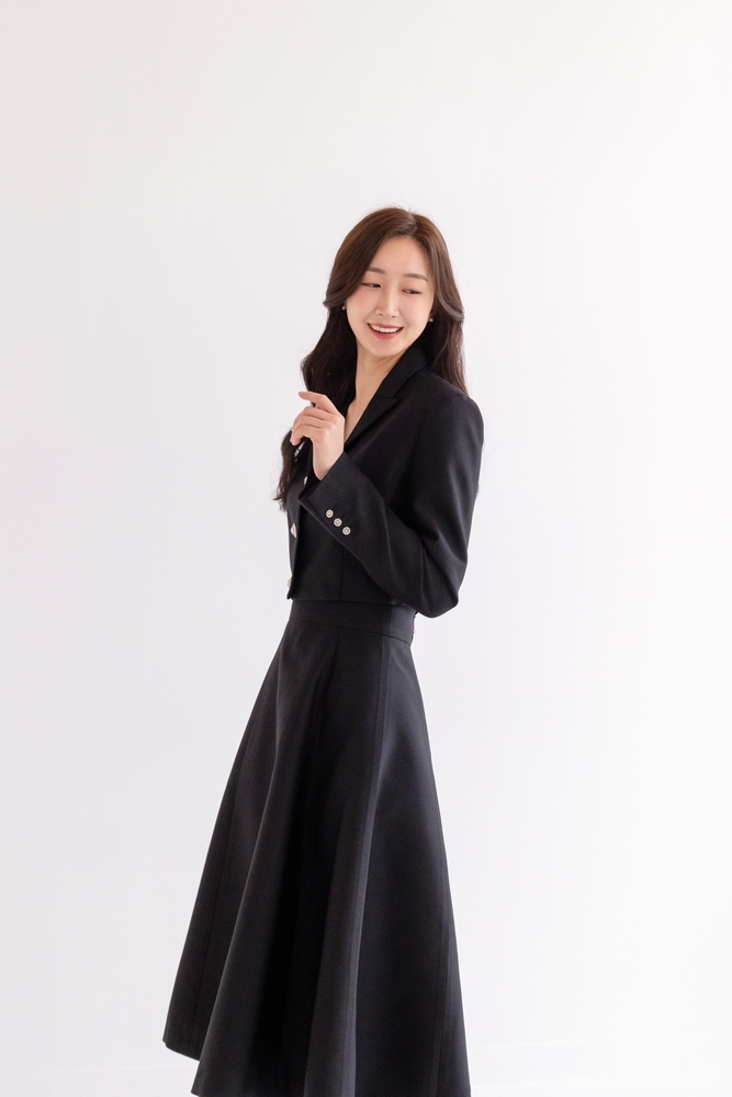 [밤비걸♥] Wool-Silk Flare Skirt / Black(3color)