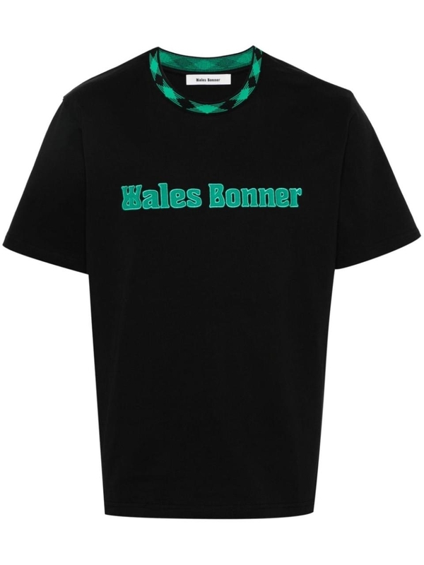 웨일스 보너 SS24 WALES BONNER T-shirts and Polos Black MS24JE16JE01900