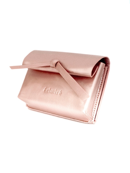 GLOIRE wallet | METALLIC PINK