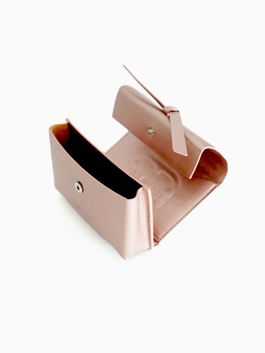 GLOIRE wallet | METALLIC PINK