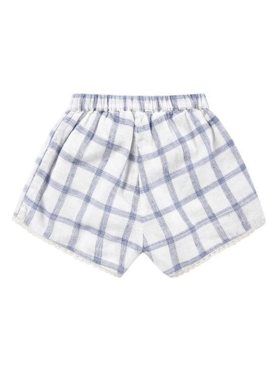 [해외배송] 24SS  키즈  루이스미샤 쇼츠 버뮤다 GRI S24 S0075 BLUE RIVER CHECKS