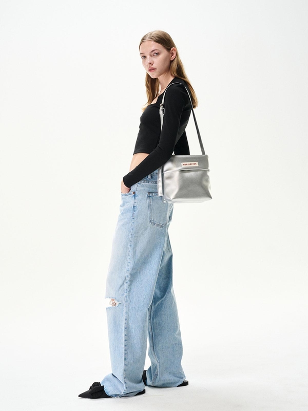 BUCKET BAG [SILVER]