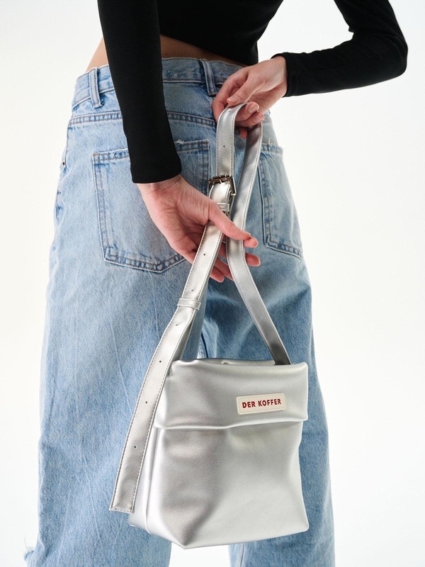 BUCKET BAG [SILVER]