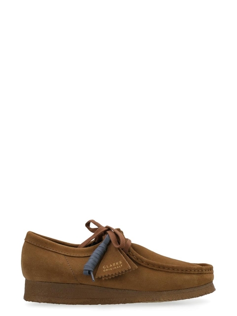 클락스 FW22 Wallabee suede lace-up shoes 26155518_ColaSuede