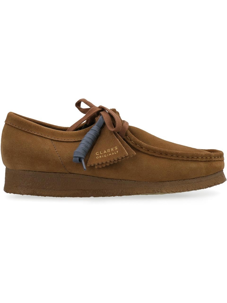 클락스 FW22 Wallabee suede lace-up shoes 26155518_ColaSuede