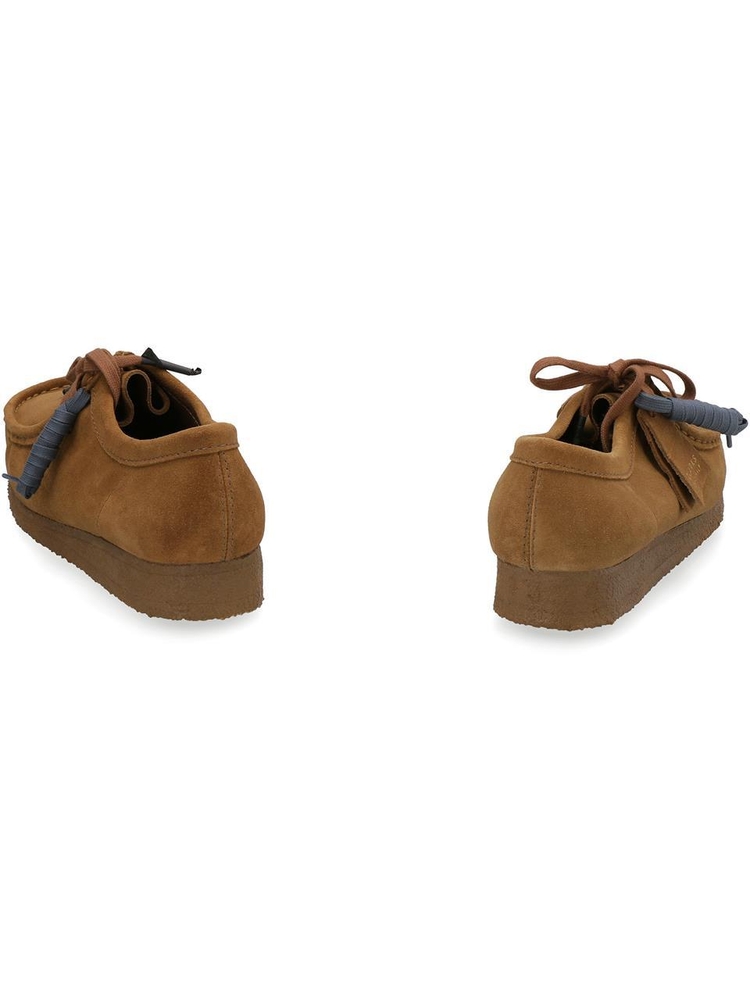 클락스 FW22 Wallabee suede lace-up shoes 26155518_ColaSuede