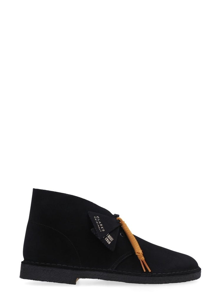 클락스 FW22 Suede desert boots 26155480_BlackSuede