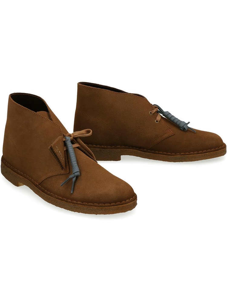 클락스 FW22 Suede desert boots 26155481_ColaSuede