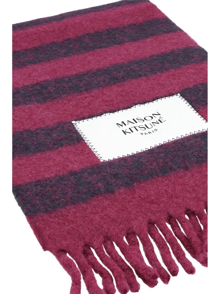 메종키츠네 FW23 Alpaca-wool scarf LW06202WA0019_S582