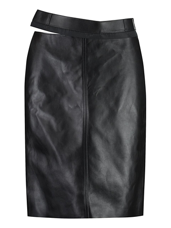 펜디 FW23 Leather skirt FPD774AQ31_F0GME