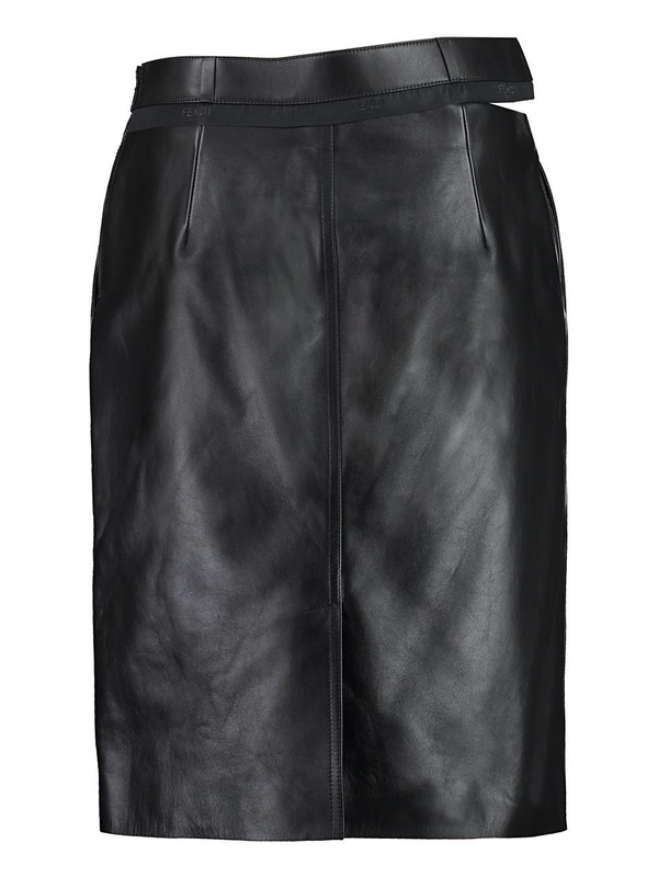 펜디 FW23 Leather skirt FPD774AQ31_F0GME