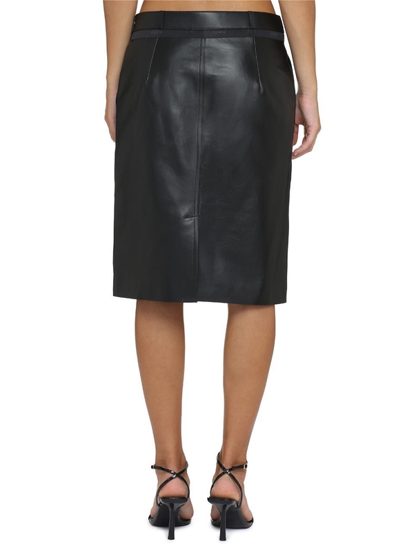 펜디 FW23 Leather skirt FPD774AQ31_F0GME