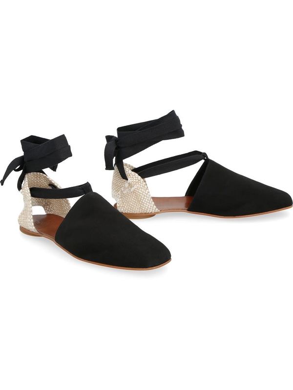 까스따네르 SS24 Gala suede espadrilles 022659100_NEGRO