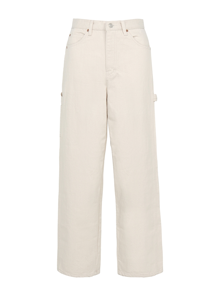 ORGANIC COTTON WORK JEANS ECRU 