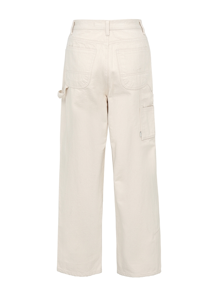 ORGANIC COTTON WORK JEANS ECRU 