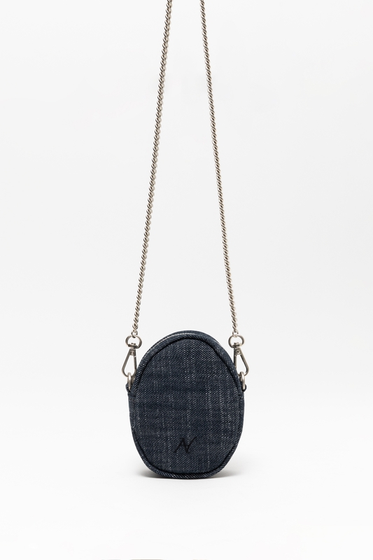 egg micro cross bag (denim)