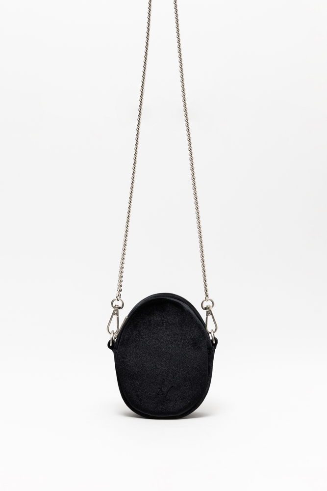 egg micro cross bag (velvet)