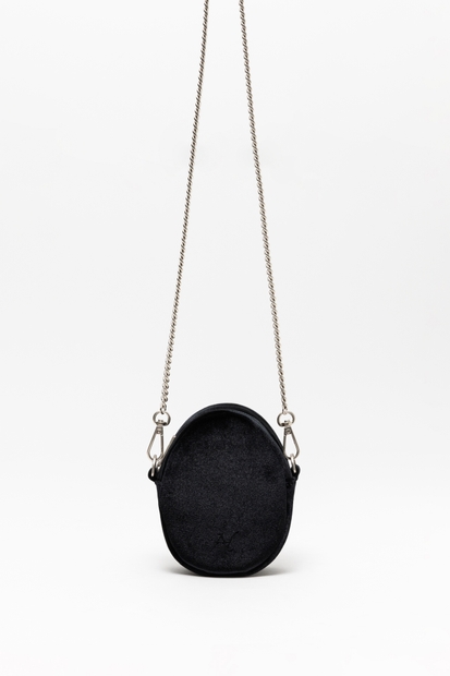 egg micro cross bag (velvet)