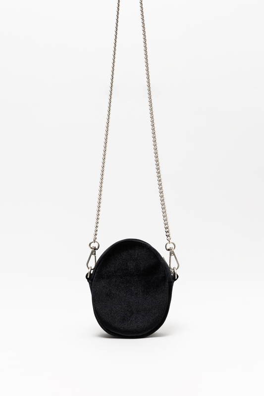 egg micro cross bag (velvet)