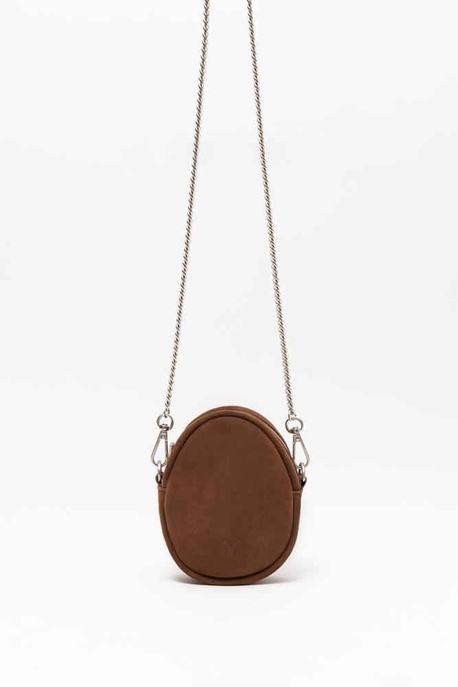 egg micro cross bag (suede leather)