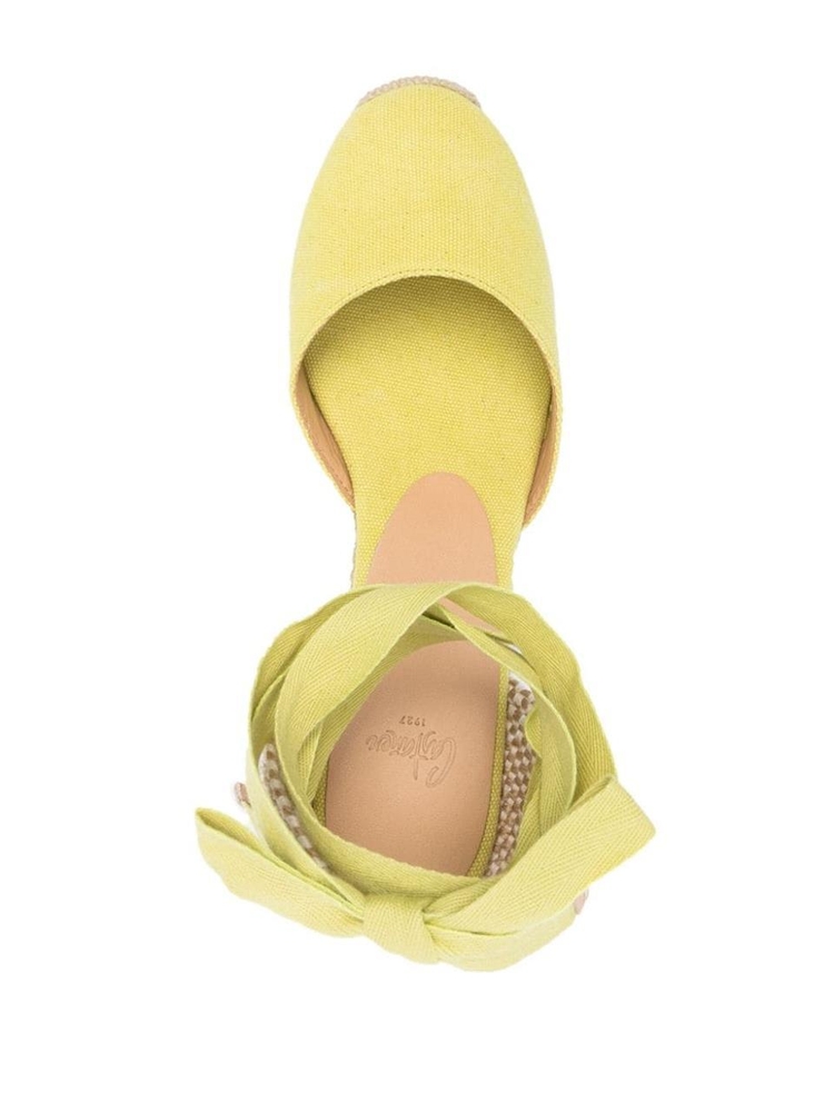 까스따네르 SS24 Castaner Flat shoes Yellow CARINA60021009