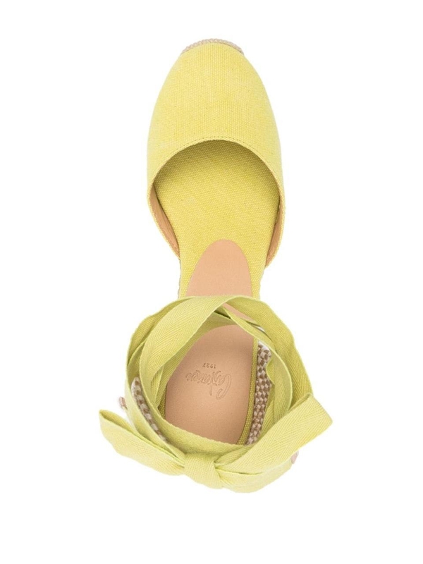 까스따네르 SS24 Castaner Flat shoes Yellow CARINA60021009