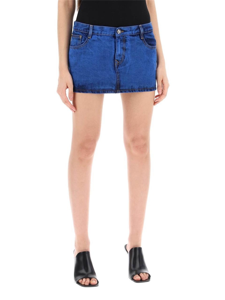 비비안웨스트우드 SS24 Vivienne westwood denim foam mini skirt for 19030012W00HY