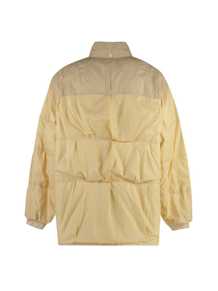 아워레가시 SS24 Exhaust techno fabric jacket M2241ECR_Creamrubberizednylon