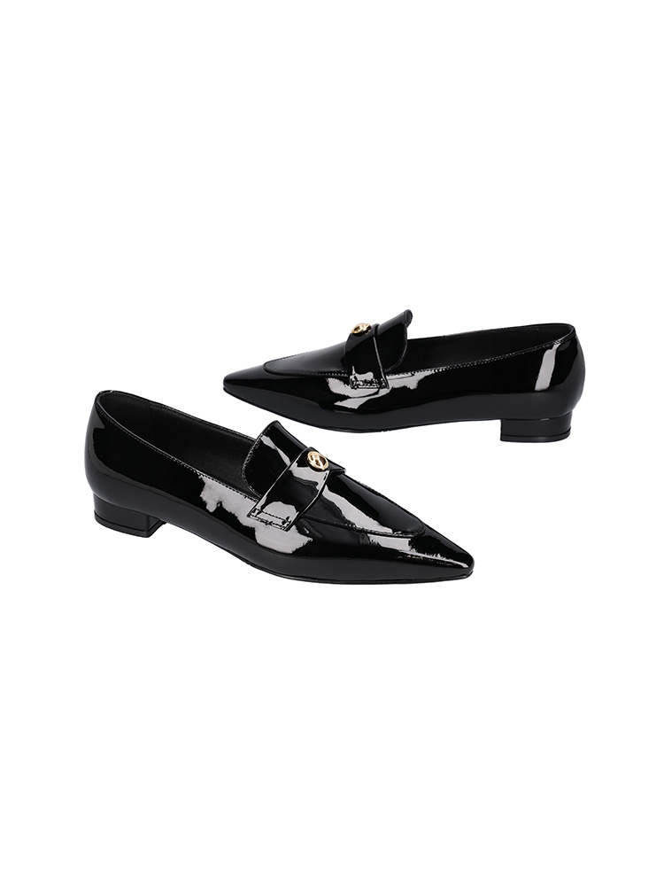 [백오브더문] Monica glow loafer_black