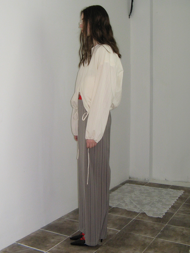 Maxi Skirt Stripe Beige