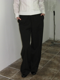 Classic Wide Pants Black