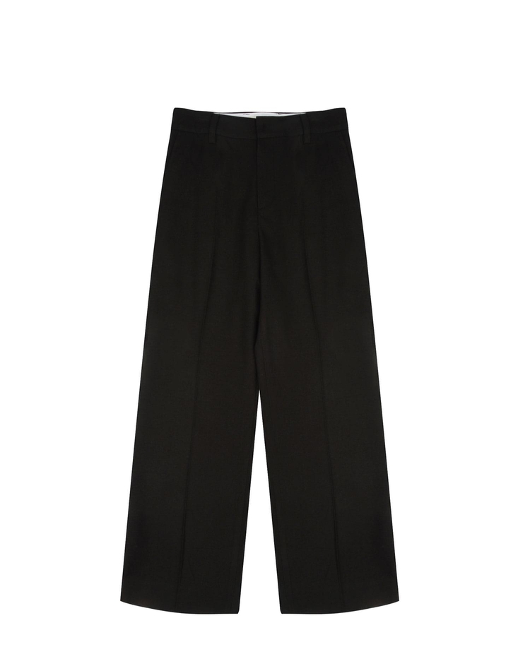 WIDE SLACKS BLACK