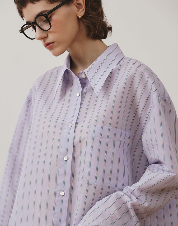 STRIPE SHIRT BLUE