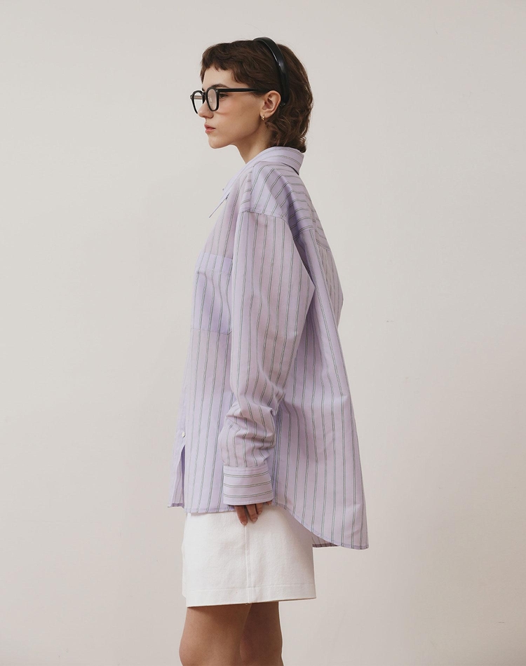 STRIPE SHIRT BLUE