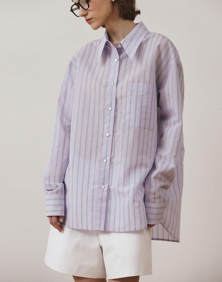 STRIPE SHIRT BLUE