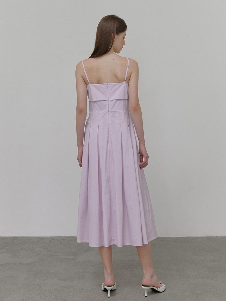 Slip Corsage Dress, Lavender Pink