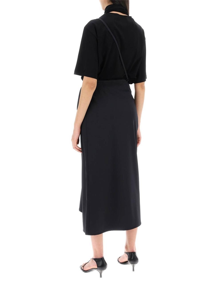 르메르 SS24 wool wrap skirt with pockets SK1028 LF1210