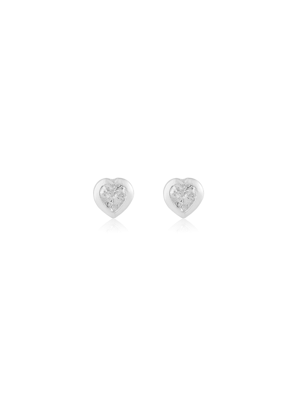 PURE LOVE EARRING(white)(silver925)